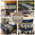 thumbnail image 6 of Nautical Anchor Large Tapestry for Bedroom Wall Hanging Tapestry,Navy Blue Yellow Striped Farmhouse Ombre Ceiling Backdrop Tapestries Poster Blanket Wall Decor for Teens Room Living Room 100" x 59", 6 of 8