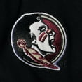 thumbnail image 3 of Women's Colosseum Black Florida State Seminoles Campanile Pullover Sweatshirt, 3 of 4