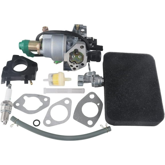Carburetor with Air Filter Tune Up Kit for Generac Centurion 5944 0055770 005577-1 005578-0 389CC 5000 6250 Watt Generator