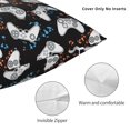thumbnail image 3 of Wukai Cool Gamepad Premium Polyester Fleece Pillow Covers with Hidden Zipper Closure,Luxuriously Soft and Durable-12"x12", 3 of 7