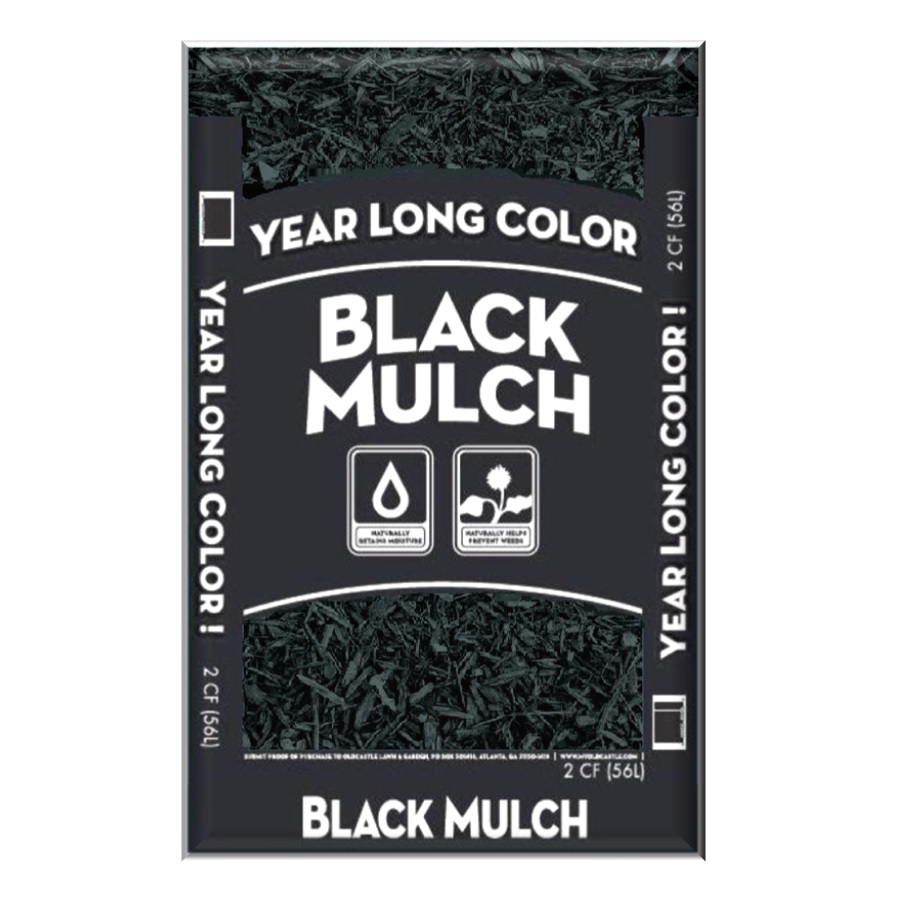 Year Long Color Black Mulch, 2 Cu. Ft.