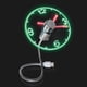 thumbnail image 4 of Ventilador de reloj LED Ventilador multifuncional portátil personal Ventilador de refrigeración flexible real Ventilador de, 4 of 9