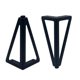thumbnail image 5 of lote De 4 Pies De Meuble De 15 Cm En Mtal Dor De Rechange - Pour Table Basse, Meuble Tv, Canap, Lit Et Autres Pieds De Table, Avec Vis, 5 of 5