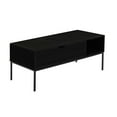 thumbnail image 1 of Monarch Specialties - Coffee Table, 42" L, Rectangular, Cocktail, Lift-Top, Black Laminate, Black Metal, Contemporary, Modern, 1 of 3