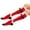 Red, variant on Women's Men's Christmas Knee High Sock Festive Xmas Costume Striped Socks Long Stocking For Unisex Christmas GiftsA1 Green&White
