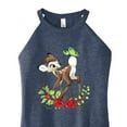 thumbnail image 3 of Disney Bambi - Christmas - Botanical Butterfly - Juniors High Neck Tank Top, 3 of 5