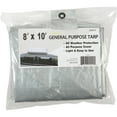 thumbnail image 3 of Hyper Tough 8' x 10' Medium Duty Tarp All Weather Protection All Purpose Cover, 3 of 3