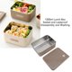 thumbnail image 4 of Contenedor De Almuerzo De Acero Inoxidable De 1200 Ml, Caja De Almacenamiento De Alimentos De Fugas De Bentos De Metal Para Trabajos De Viaje, Caja De Lonchera Sellada Recipiente, 4 of 7