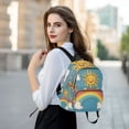 thumbnail image 6 of FORMRS Mini Backpack Purse for Women Travel Daypack Casual Shoulder Bag, Rainbow with Stars, 6 of 7