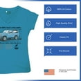thumbnail image 6 of Ford Bronco Country Girls Don't Need Roads Women's V-Neck T-shirt Vintage Truck Fan 4x4 Off Road Adventure Classic Car Tee, 6 of 7
