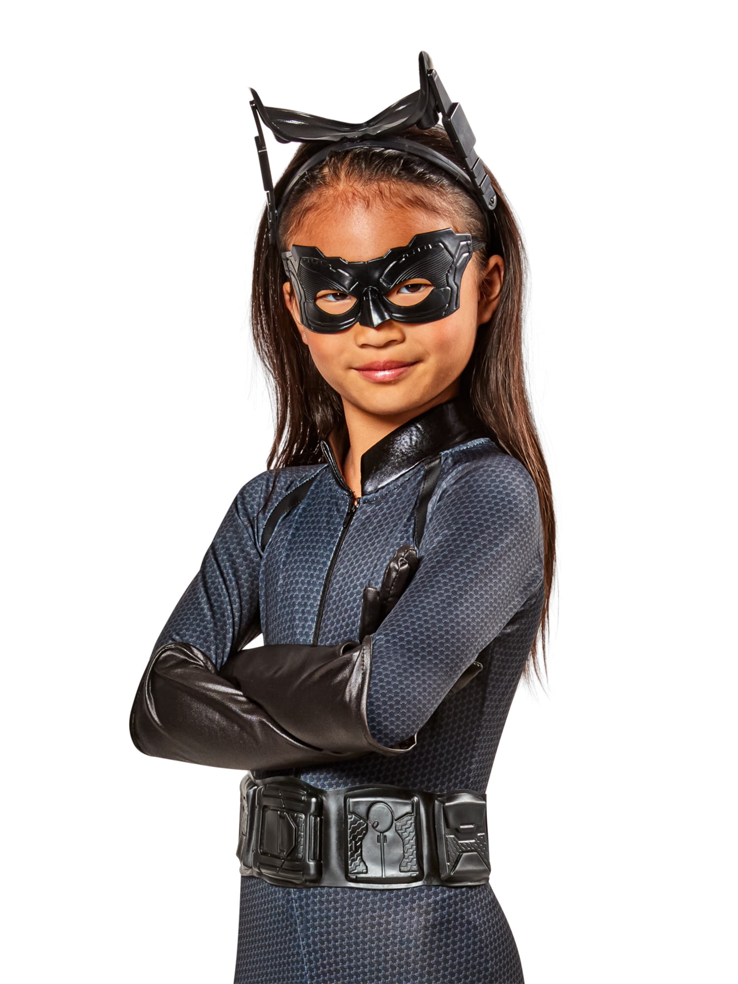 The Dark Knight Rises Catwoman Deluxe Costume for Kids by Rubies, Girls Small