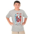 thumbnail image 3 of Officially Icee Logo Chill Out Crewneck T Shirts Boy Girl Teen Brisco Brands XS, 3 of 6