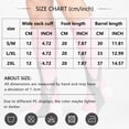 thumbnail image 4 of Domzle Wide Calf Compression Socks for Men Women Knee High Plus Size, Circulation Support, Graduated Compression, Moisture Wicking, Sports, Travel Gray, 4 of 5