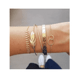 thumbnail image 2 of Set 5 Pulseras Hoja Arce Retro Ajustable Malubero  Set de pulseras, 2 of 4