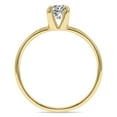 thumbnail image 4 of SZUL Women's Lab Grown 1/2 Carat Diamond Solitaire Ring in 14K Yellow Gold (F-G Color, VVS1-VVS2 Clarity), 4 of 7