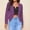 Purple, variant on Daqian Womens Work Jacket Women's Suit Open Front Cardigan Jacket Daily Commute office Solid Zipper Suit Short Blazers Womens Coats and Jackets Purple 10(XL)