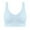 Light Blue, variant on Women's Full Coverage Cotton Bra Comfort Plus Size Everyday Non Padded Plus-Size Wireless Bra Underwear and Sports Bras for Women