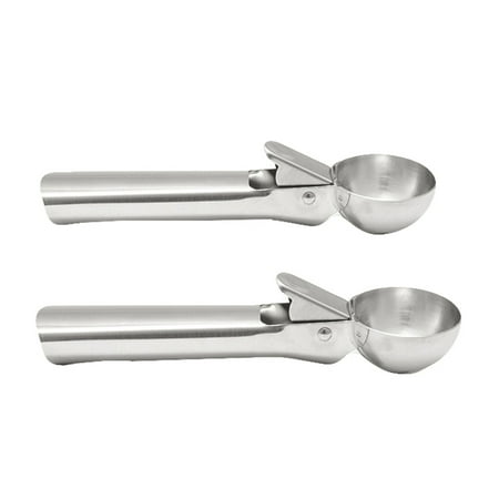 

Buodes Plastic Spoons and Forks Stainless Steel Ice Cream Spoon Multi-function Sco Oper Fruit Spoon
