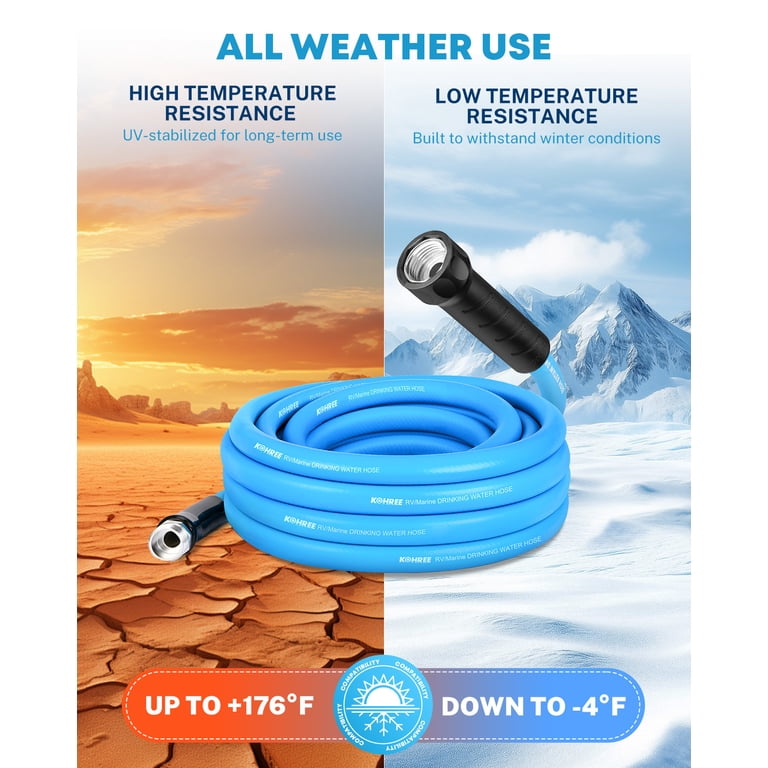 Kohree 25FT NSF Certified Drinking Water Hose photo 4