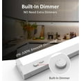 LED Under Lighting with Dimmer Hardwired or Plug in, 24 Inch