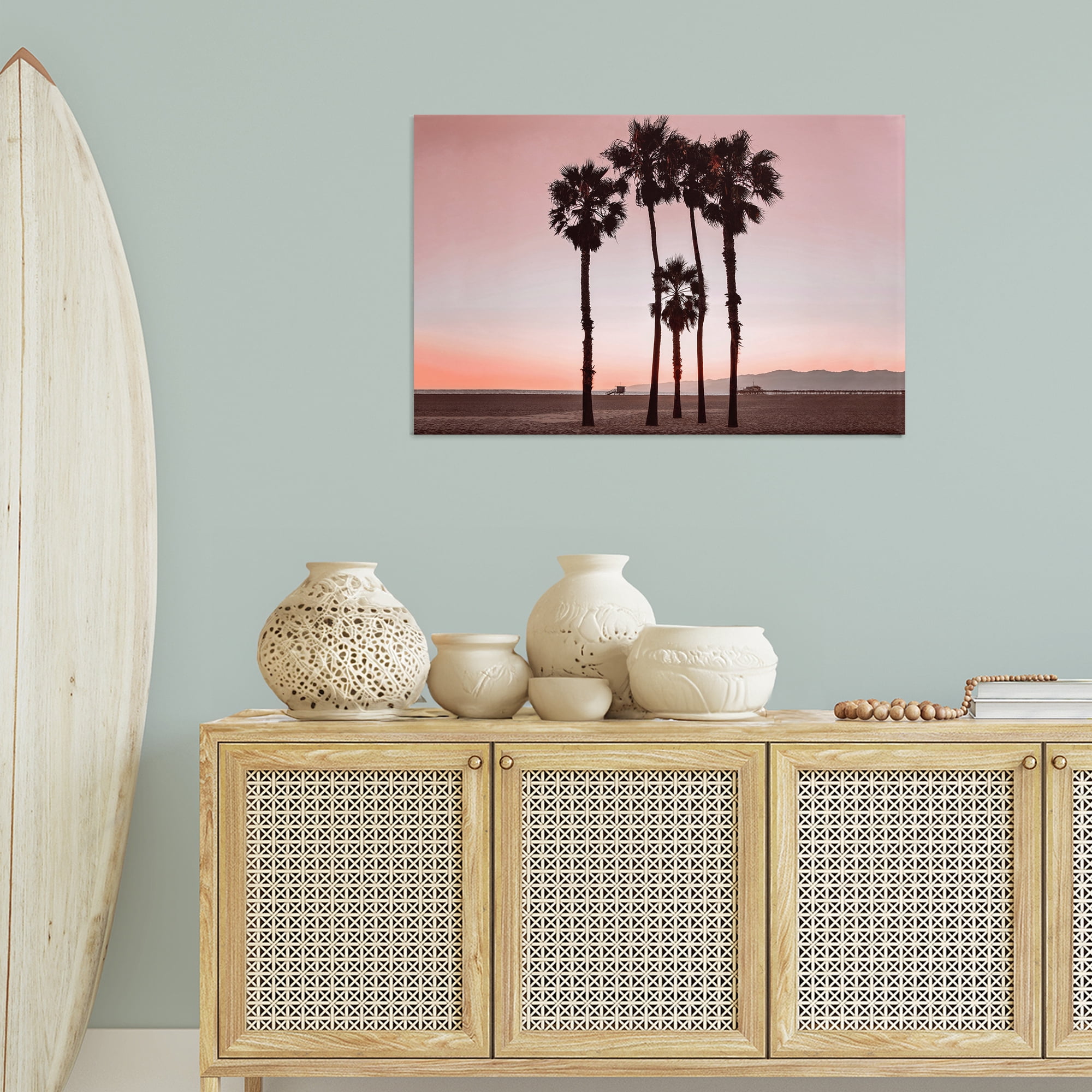 Stupell Industries Cluster of Palm Trees Nautical & Beach Photography Wrapped Canvas Art Print Wall Art, 36 x 24