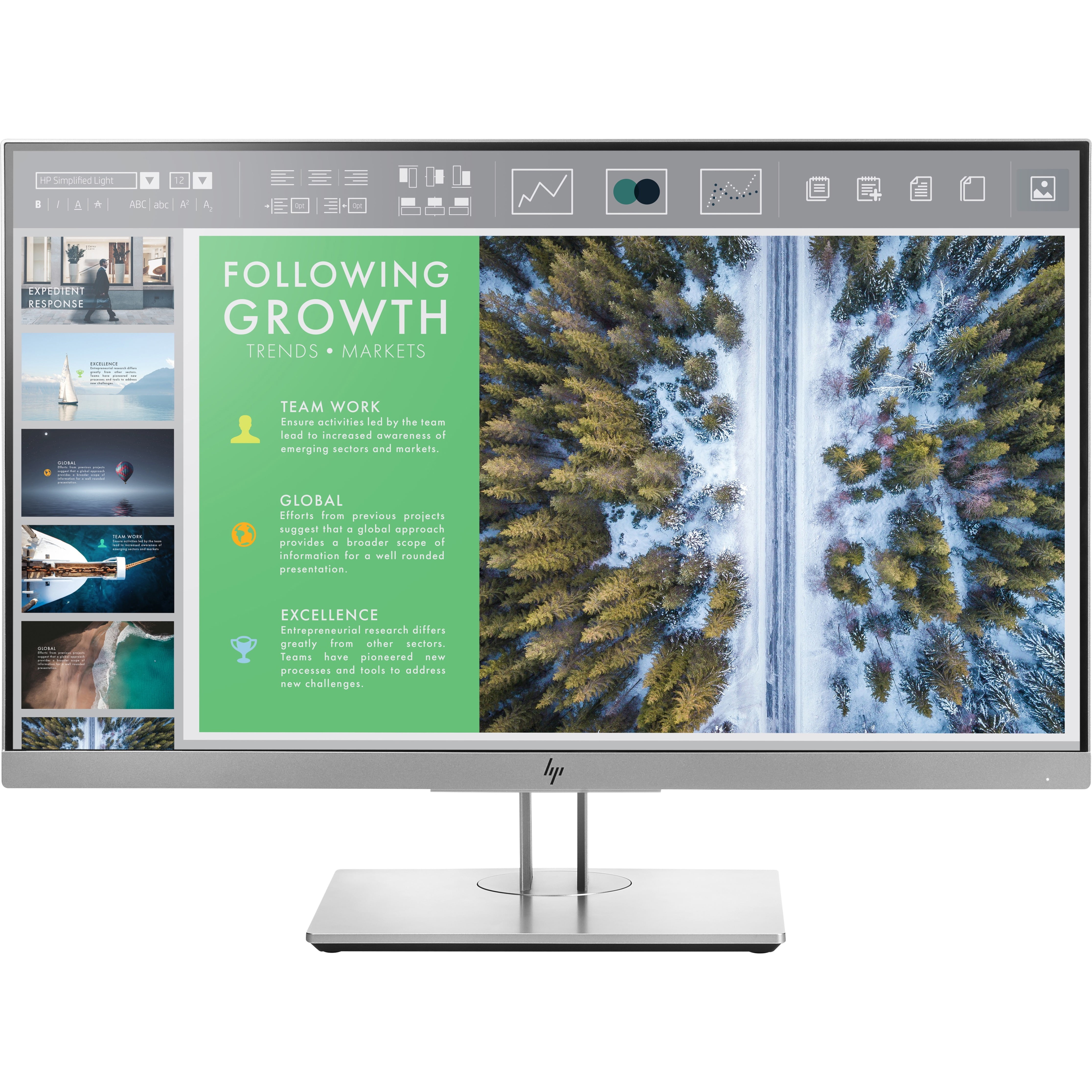 Restored HP Business E243 Full HD LCD Monitor, 16:9 (Refurbished)