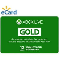 Microsoft Xbox Live 12 Month Gold Membership (Email Delivery)