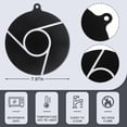 thumbnail image 3 of Cateissary 2 pack/lote almohadilla de silicona para cocina de silicona de alimentaria fácil de limpiar Protector para placa de inducción Cocina y Comedor dos 20 centímetros, 3 of 6