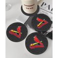 thumbnail image 5 of 2 Posavasos Para Coche, Posavasos Para Coche, Posavasos Para Fanáticos Del Béisbol De Los Cardenales De San Luis, Soporte Antideslizante Para Bebidas Para Coche, Accesorios Interiores, 5 of 5