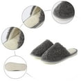 thumbnail image 3 of Vedolay Mens House Slippers 2023 Women's House Slippers Indoor Outdoor Slippers Grey,40, 3 of 5