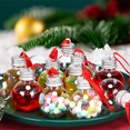 thumbnail image 4 of 10 piezas de adornos para árbol de Navidad rellenables con forma de bombillas de plástico transparente para botellas de agua y bebidas alcohólicas, colgante con forma de campana para decoración de fie, 4 of 5