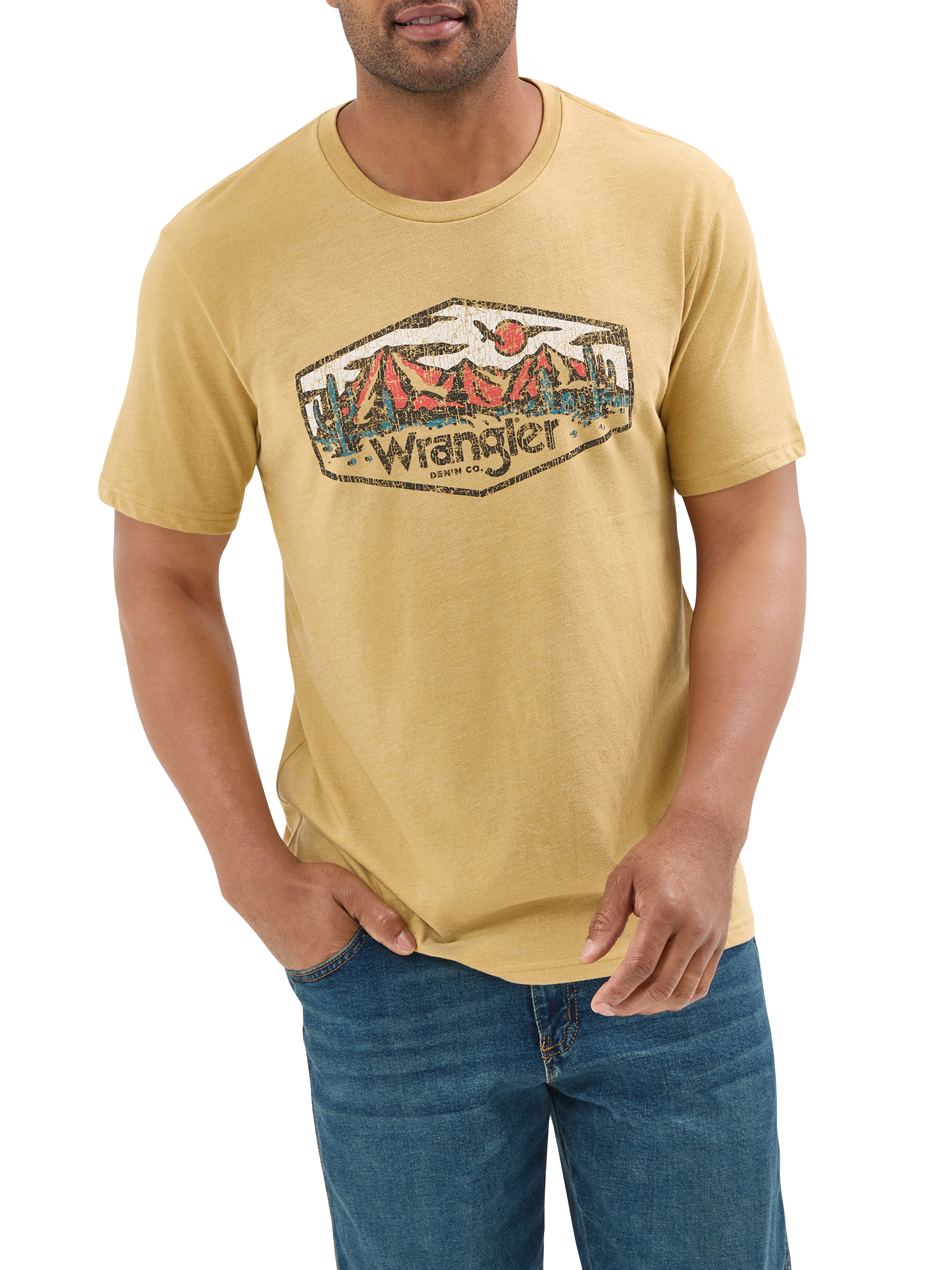 Wrangler® Men's and Big Men's Regular Fit Short Sleeve Graphic Tee, Sizes S-2XL