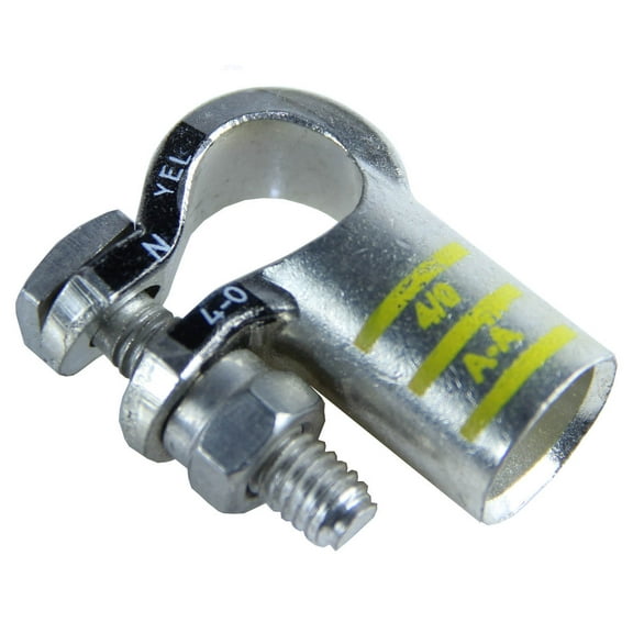 4/0 Ga. Negative Left Elbow Battery Terminal - (1 Per Package)