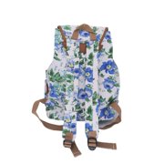 Bravo! Womens Backpack Flower Peony Rucksack Drawstring Bag
