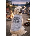 thumbnail image 2 of Dog Shirt Daddys Camping Buddy Cute Outdoor Clothes for Puppy, 2 of 7