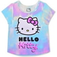 thumbnail image 2 of Hello Kitty Sanrio Girls 2 Piece Tie Dye T-Shirt and Shorts Set for Toddlers, 2 of 5