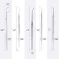 thumbnail image 4 of Professional Plaque Remover for Teeth, Stainless Steel Oral Care Cleaning Tools Set with Tooth Scraper Plaque Tartar Remover for Dogs, Cats, 4 of 8
