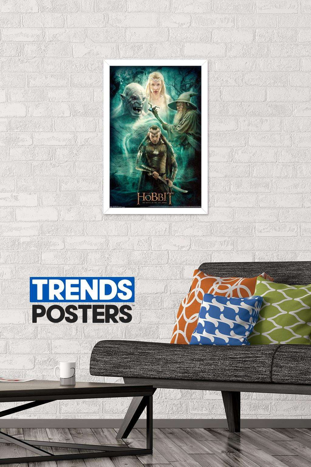 The Hobbit: The Battle Of The Five Armies - Collage Wall Poster, 14.725" x 22.375", Framed