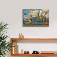thumbnail image 6 of Epic Graffiti 'Cambodia Angkor Wat' by Pedro Gavidia, Canvas Wall Art, 18"x12", 6 of 8