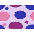 thumbnail image 1 of Ahgly Company Machine Washable Indoor Rectangle Transitional Blossom Pink Area Rugs, 2' x 3', 1 of 7