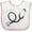 White and Pink, variant on Inktastic Doctor Stethoscope Boys or Girls Baby Bib
