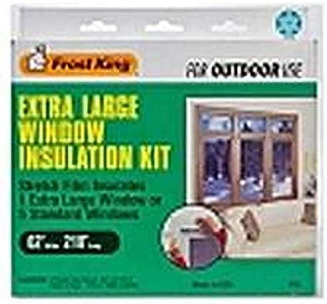 Frost King Clear Stretch Outdoor Window Film Insulator Kit 62 in W x