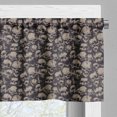 thumbnail image 3 of Ambesonne Skull Window Valance, Grunge Scary Evil, 54" X 18", Charcoal Grey Tan, 3 of 5