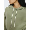 thumbnail image 4 of Free Assembly Women’s and Women's Plus Cropped Pullover Hoodie Sweatshirt, Sizes XS-4X, 4 of 5