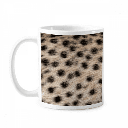 

Leopard Feather Design Mug Pottery Cerac Coffee Porcelain Cup Tableware