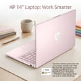 thumbnail image 4 of HP Essential 14" Laptop, Intel N150, 8GB RAM, 128GB eMMC, Windows 11 Home, Pink, 4 of 7