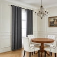 thumbnail image 6 of MMJ Blackout Curtains Solid Color Thermal Insulated Soundproof for Bedroom Curtains Room Decor 83.9x52in, 6 of 6