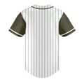 thumbnail image 4 of Striped Baseball Jersey Shirt for Men Stripes Baseball Shirts Sports Uniform, 4 of 5