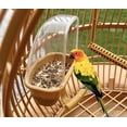 thumbnail image 5 of Comedero para pájaros, jaula para pájaros, alimentador de agua y comida, caja de alimentación de alimentos de plástico colgante, jaula para loros, contenedor de alimentos, accesorios para ja, 5 of 5