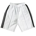 thumbnail image 1 of WILLBEST Pantalones Cortos Deportivos para Hombre, Estilo Europeo y Hop Street Sports Shorts, Modernos Pantalones de Pierna Ancha con Rayas Laterales para Skateboarding de Calle Alta, 1 of 2